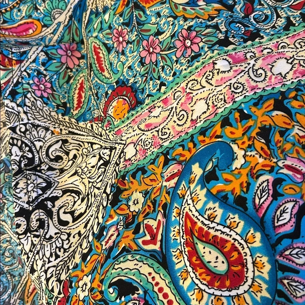 BoHo-Paisley Pattern Dress - Picture 3 of 3
